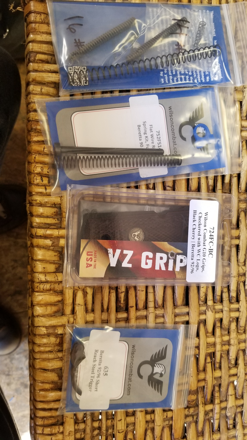 Springs, grips, and trigger